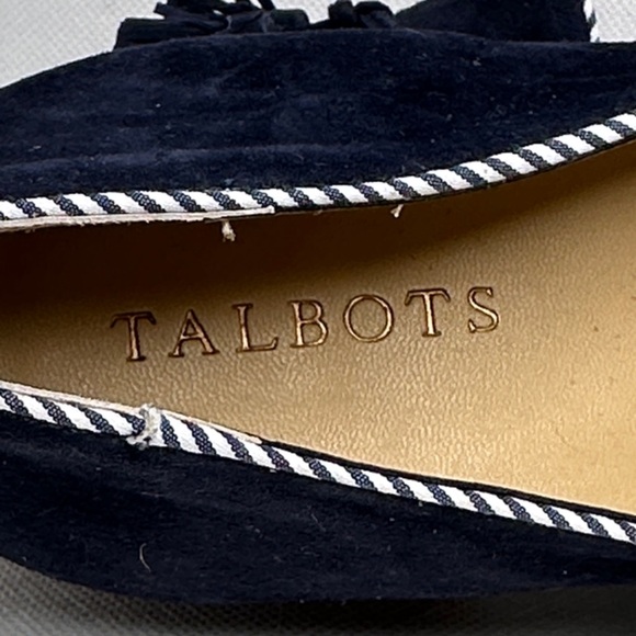 Talbots Cassidy Tasseled Suede Loafers with Memory Foam Footbed Classic Size 8.5 - Picture 2 of 13